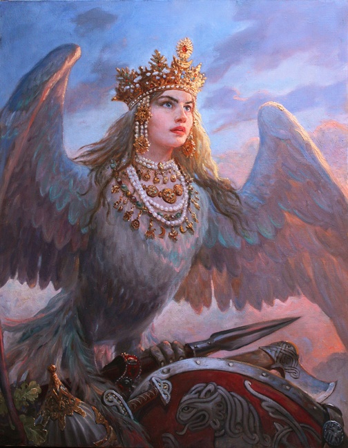 Птица Сва-Слава картина А.А.Шишкина
