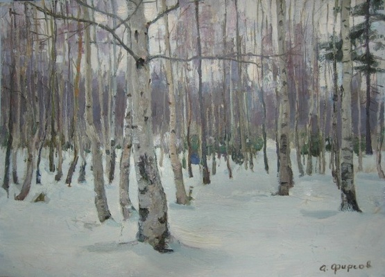 В зимнем лесу - картина А.П.Фирсова