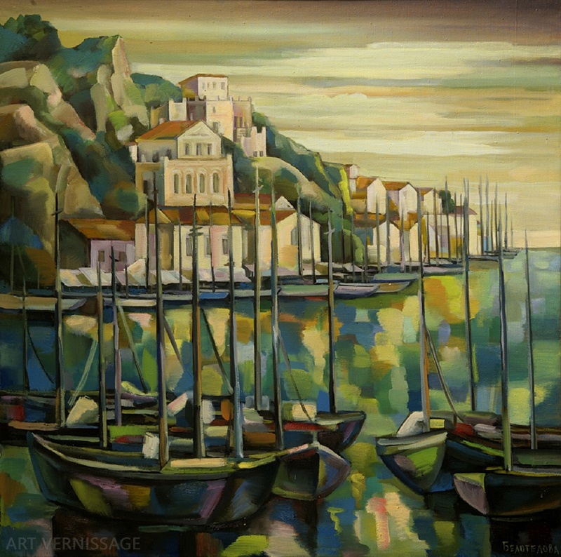 Греция, остров Родос - картина Т.И.Белотеловой