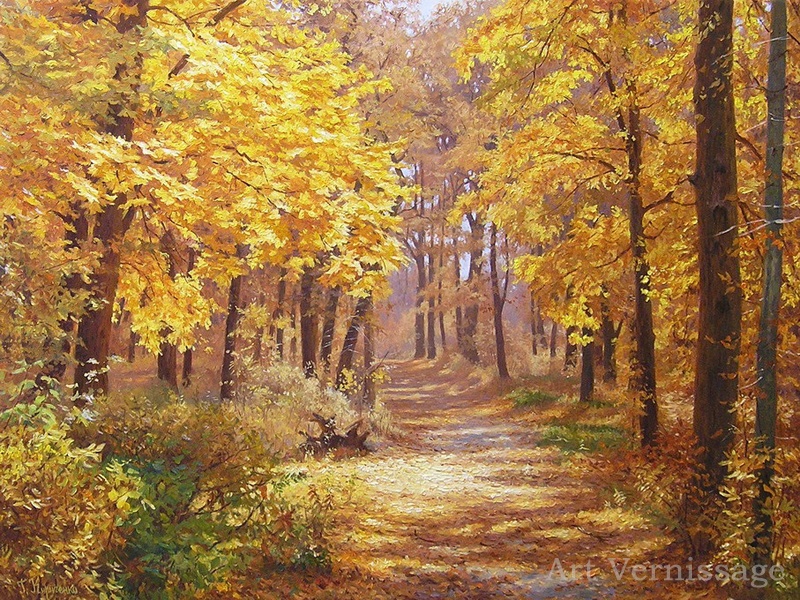 Осеннее очарование - картина Г.Кириченко
