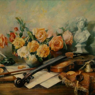 Ноктюрн для скрипки - художник В.Ю.Екимов