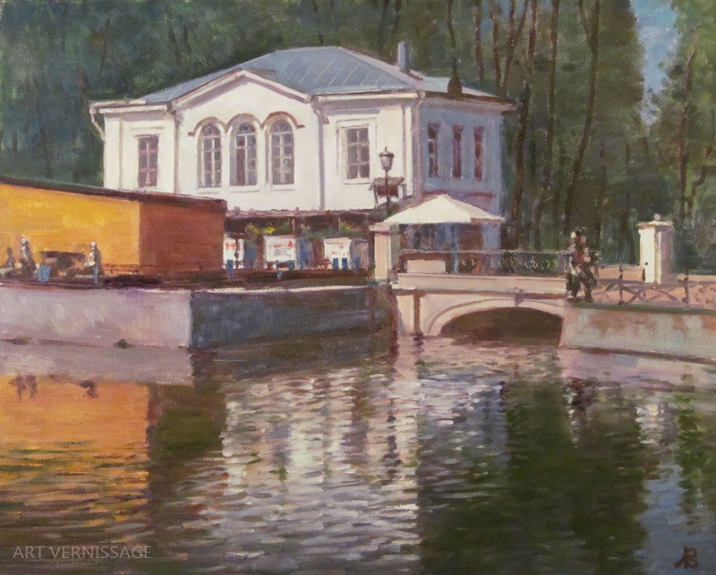 Парк Кузьминки, полдень - картина В.А.Лаповка