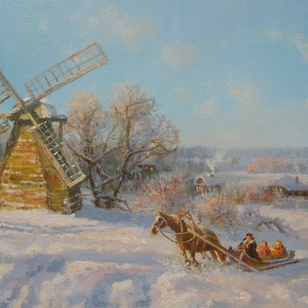 Воскресенье - картина В.Ю.Жданова