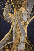 Древо жизни - текстильное панно художника Р.Ю.Красновой