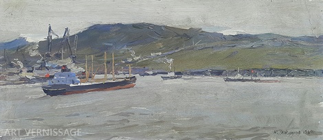 Порт Тикси - картина Ю.П.Лежникава