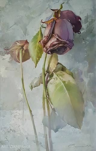 В ожидании нового - картина В.В.Скрынникова, натюрморт