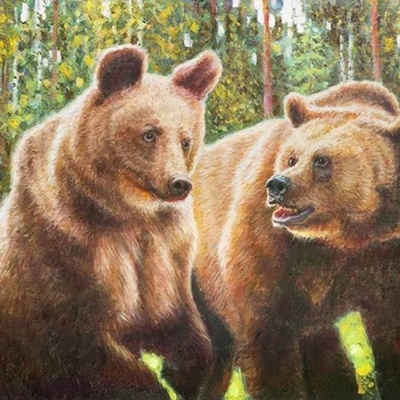 Анималистика, продажа анималистической живописи, картины животных