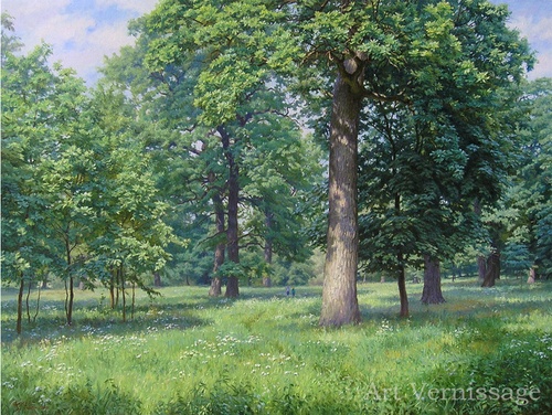 Май в дубовой роще - картина Г.Кириченко