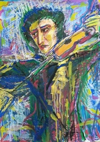 Из серии Паганини 2 - картина М.А.Требогановой