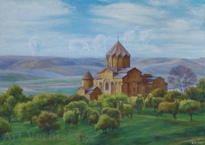 Монастырь Мармашен или слияние с природой - картина Никаса Сафронова