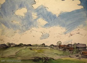 Облака - картина Ю.П.Лежникова