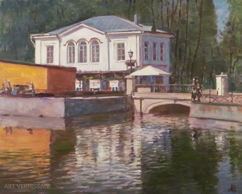 Парк Кузьминки, полдень - картина В.А.Лаповка