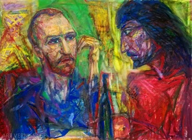 Ван Гог и Гоген - картина М.А.Требогановой