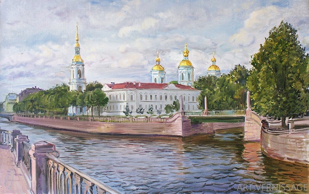 Николо-Богоявленский монастырь - картина А.Б.Ефремова