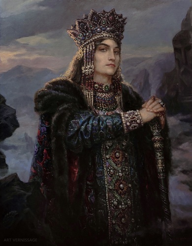 Царевна черного золота - картина А.А.Шишкина