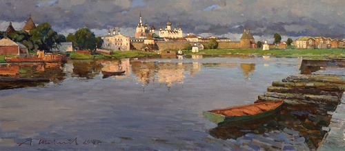 Соловецкий монастырь - картина А.В.Шевелева