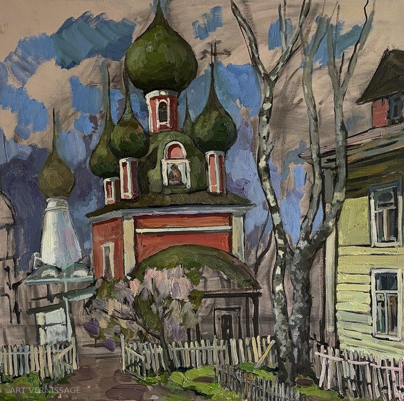 Владимирский собор в Переславле - картина И.В.Козловой-Кузнецовой