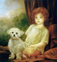 Девочка с собачкой картина А.Брагинского