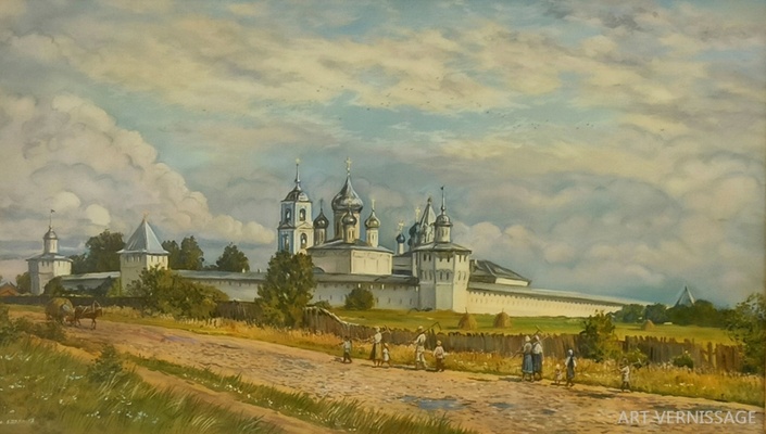 Переславль, Никитский монастырь - картина А.Б.Ефремова