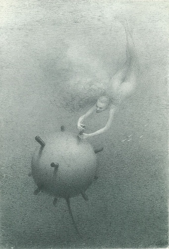 Тишина морских глубин - картина А.Д.Судца