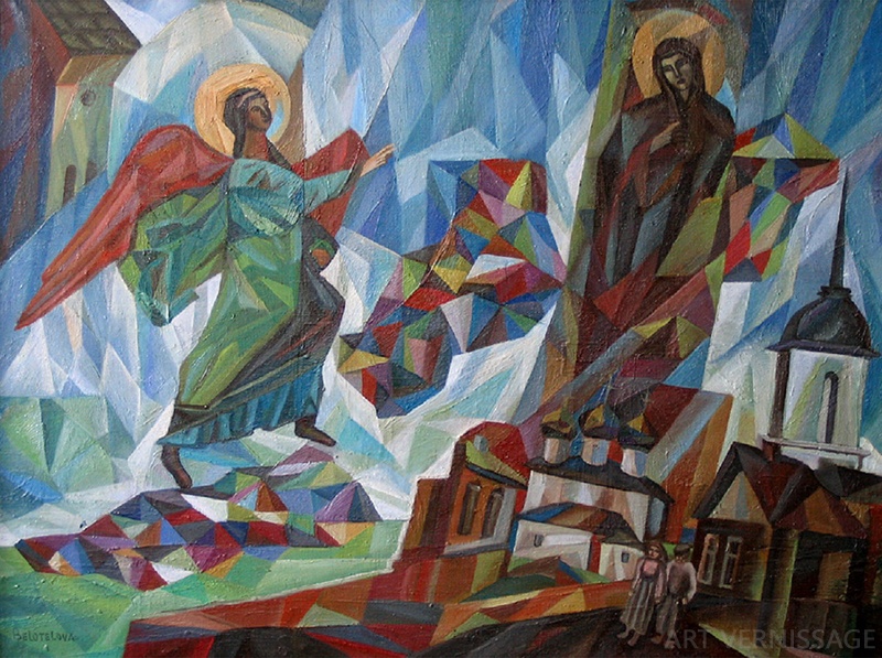 Благовещение в Каргополе - картина Т.И.Белотеловой