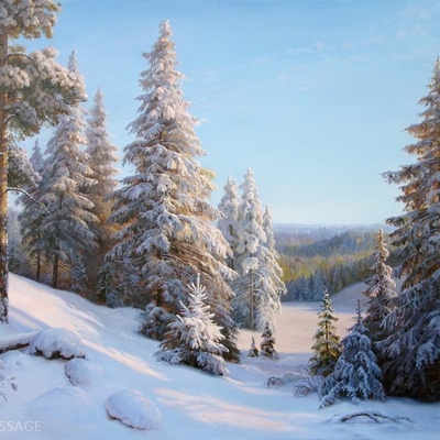 Купить пейзаж в Москве, картины пейзажи маслом