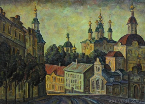 Старый Смоленск - картина И.В.Примаченко