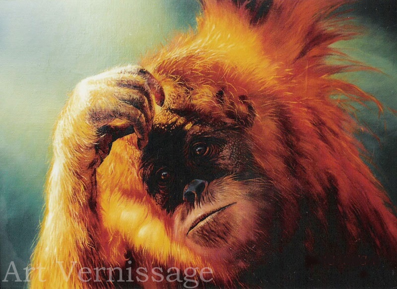 Орангутан - картина Евгения Медведкина