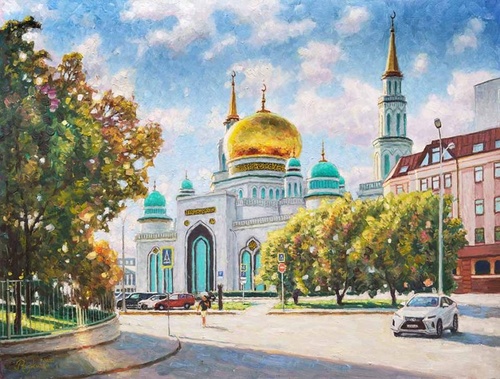 В гостях у восточной сказки - картина И.В.Разживина