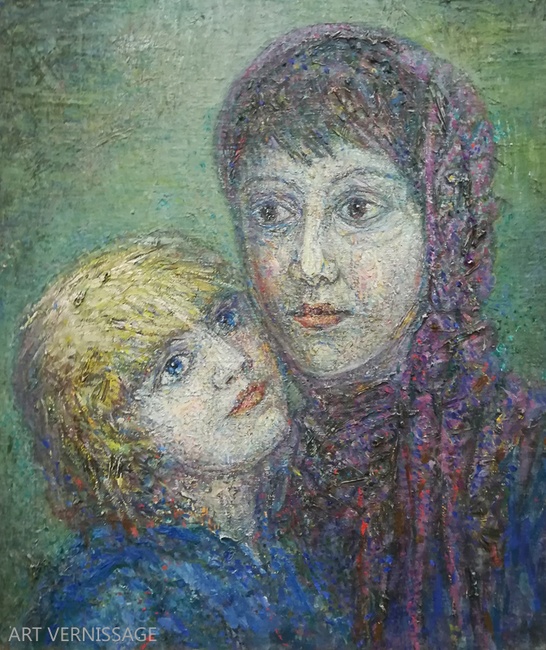 Вместе - картина М.А.Требогановой