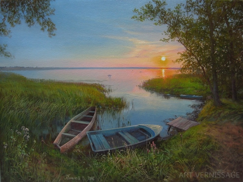 Рыбацкий край - картина В.Н.Палачева