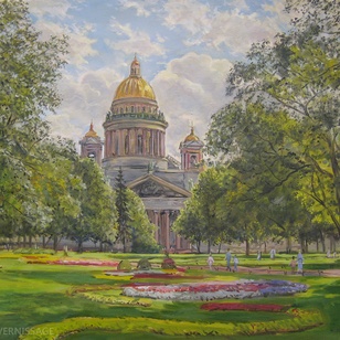 Исаакиевский собор - картина А.Б.Ефремова