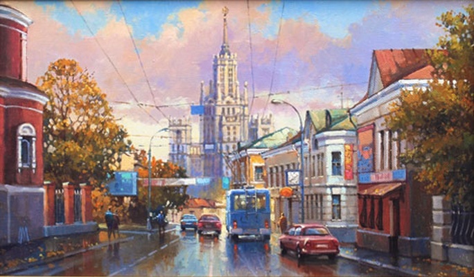 Таганка. Верхняя Радищевская, картина М.В.Ланчака