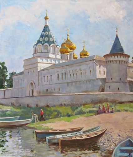 Ипатьевский монастырь, Кострома - художник В.А.Лаповок