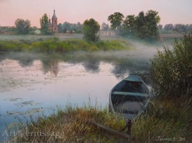 Тихое утро - картина В.Н.Потапова
